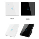 WIFI 20A Water Heater Switch Black High Power Time Voice Control EU Plug