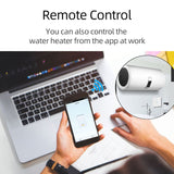 Tuya ZigBee 40A Smart High Power Water Heater Light Air Conditioner Switch Time Voice Remote Control(White)