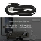 HTS2 Temperature And Humidity Smart Sensor For Bestcon RM4 Pro / RM4 Mini(Black)