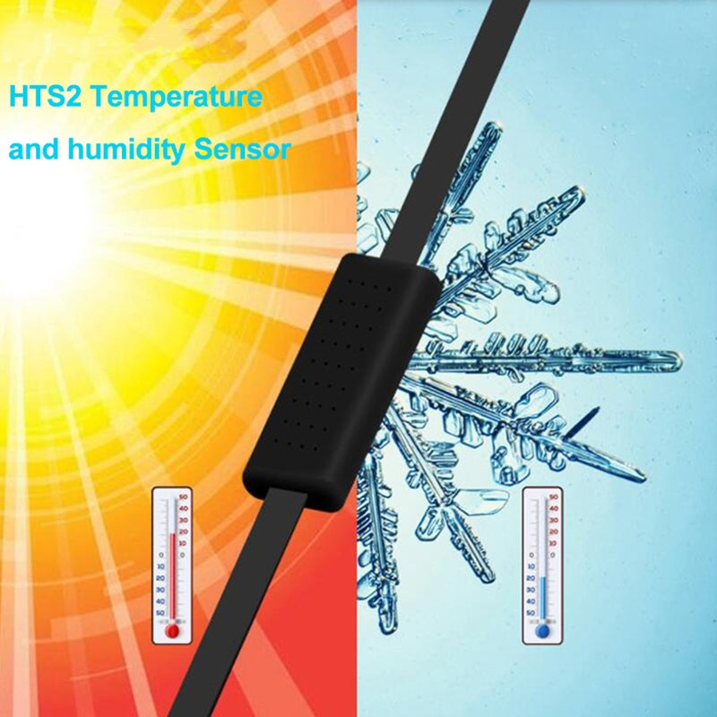 HTS2 Temperature And Humidity Smart Sensor For Bestcon RM4 Pro / RM4 Mini(Black)