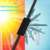 HTS2 Temperature And Humidity Smart Sensor For Bestcon RM4 Pro / RM4 Mini(Black)