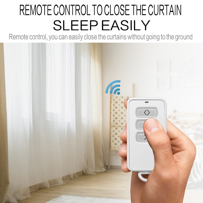 X101 Smart Home Automatic Curtain Machine With RC, Style: Track Model Double Host+Gateway