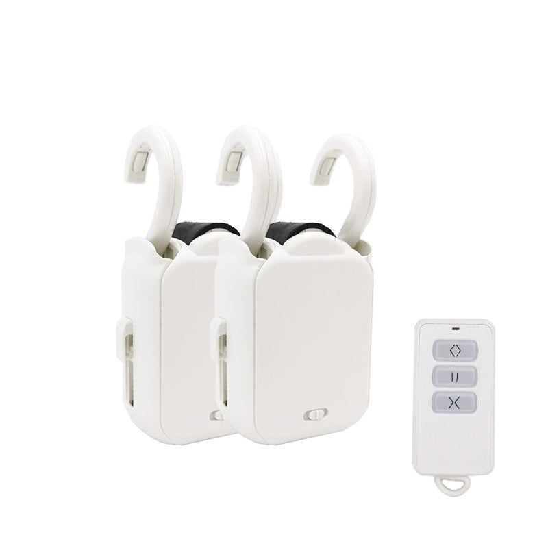 X101 Smart Home Automatic Curtain Machine With RC, Style: Roman Pole Model Double Host