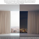 X101 Smart Home Automatic Curtain Machine With RC, Style: Roman Pole Model Double Host+Gateway