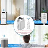 X101 Smart Home Automatic Curtain Machine With RC, Style: Roman Pole Model Double Host+Gateway