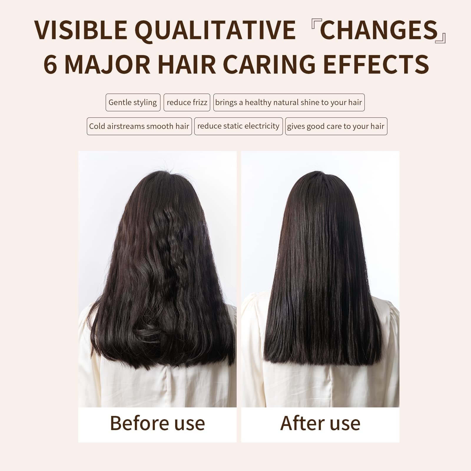 For Dyson HD01 HD02 HD03 HD04 HD08 HD15 Hair Dryer Straight Nozzle Attachment (Random Color)