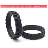 2pairs Walking Wheel Tire Skin For iRobot 500 / 600 / 700 / 800 / 900 Series & i7 E3 E5
