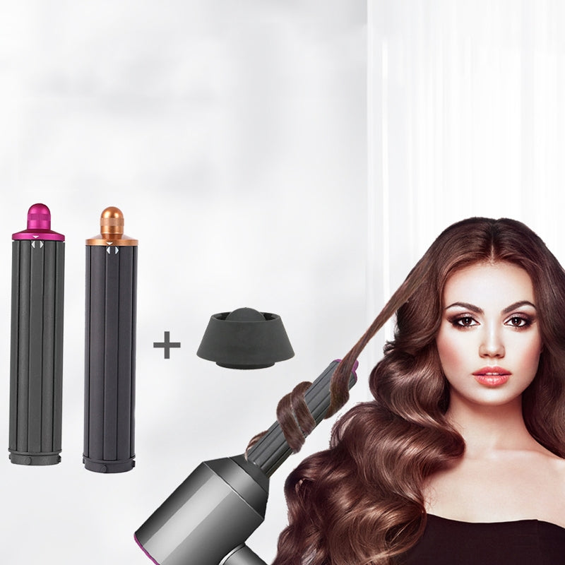 For Dyson Airwrap Hair Dryer i.d. / HS01 / HS05 / HD08 18.6 x 4cm Upgraded Long Curling Barrels Nozzle With Short Adapter Golden