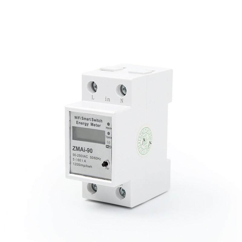 ZMAi-90 Wifi Smart Switch Energy Meter Support Tuya Smart Life APP Work With Alexa Google