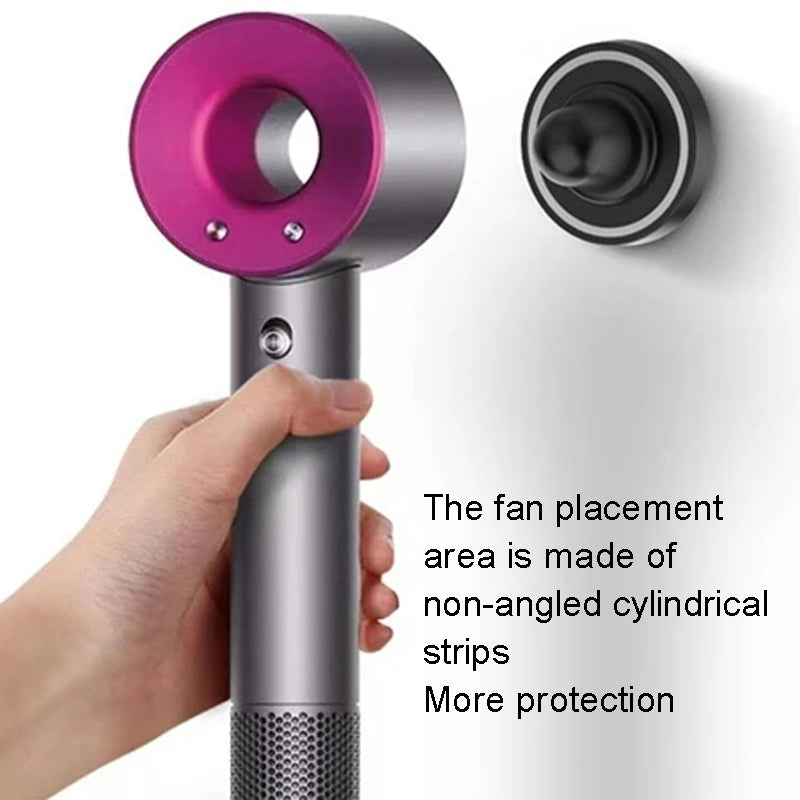 For Dyson Hair Dryer Nozzle No-punch Bathroom Wall Mounted Magnetic Blower Holder Nozzle Storage Hanger