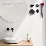 For Dyson Hair Dryer Nozzle No-punch Bathroom Wall Mounted Magnetic Blower Holder Nozzle Storage Hanger