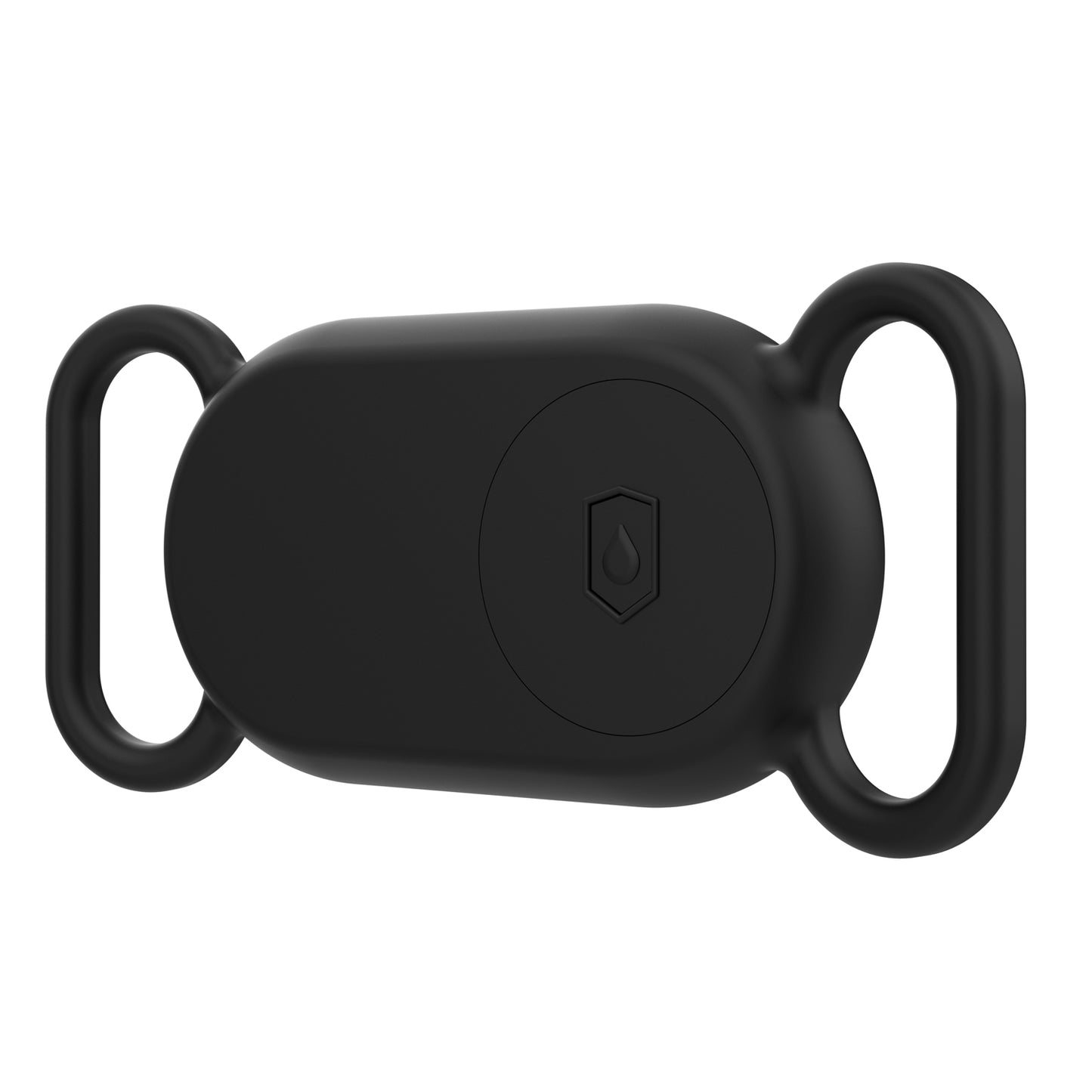For-Samsung-Galaxy-SmartTag-2-Pet-Silicone-Life-Waterproof-Protective-Case(Black)