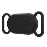For-Samsung-Galaxy-SmartTag-2-Pet-Silicone-Life-Waterproof-Protective-Case(Black)