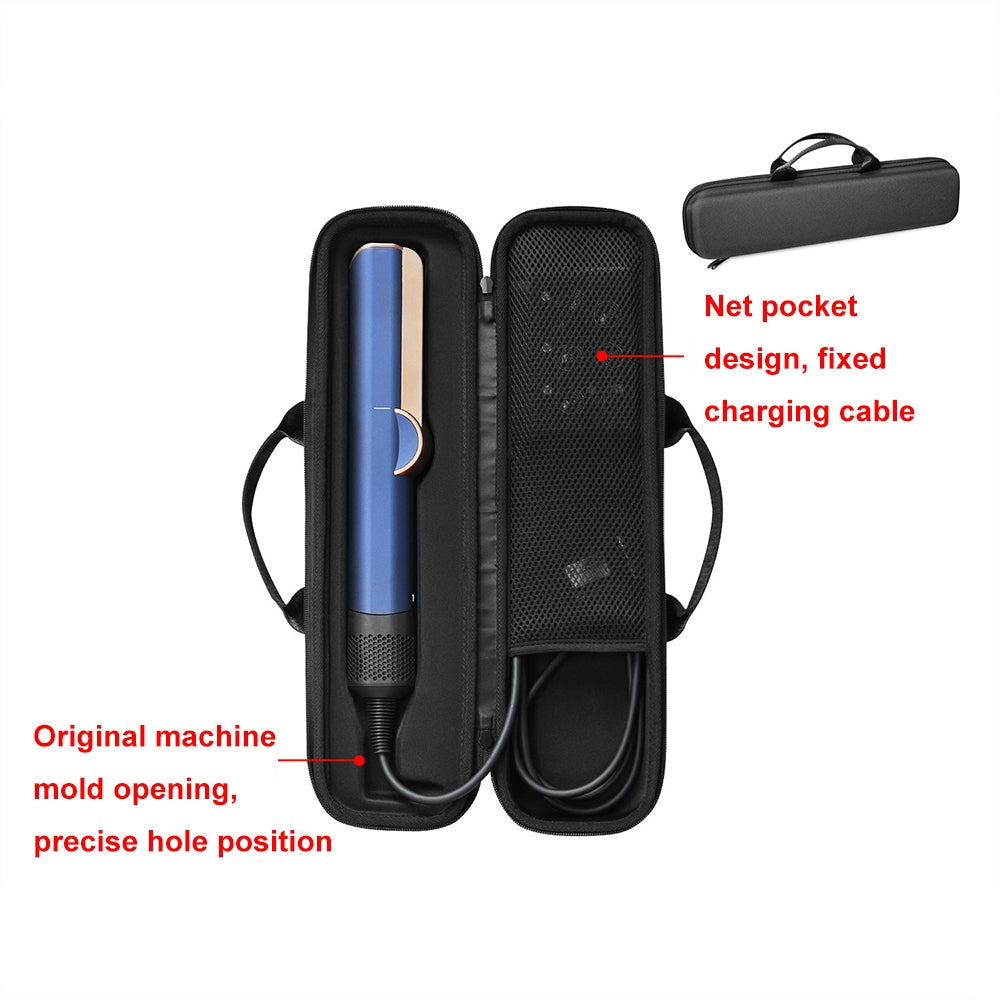 For Dyson Airstrait HT01 Wet And Dry Hair Dryer Straightener Anti-Fall Storage Bag(Black)