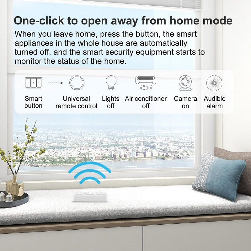 Zigbee Tuya Smart 3-key Situational Wireless Smart Switch(3 Road)
