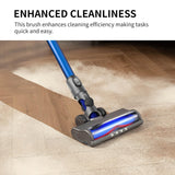 Anti-winding Direct Drive Brush Motor Head with LED Light For Dyson V10 Slim / V12 Slim