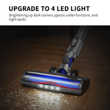 Anti-winding Direct Drive Brush Motor Head with LED Light For Dyson V10 Slim / V12 Slim