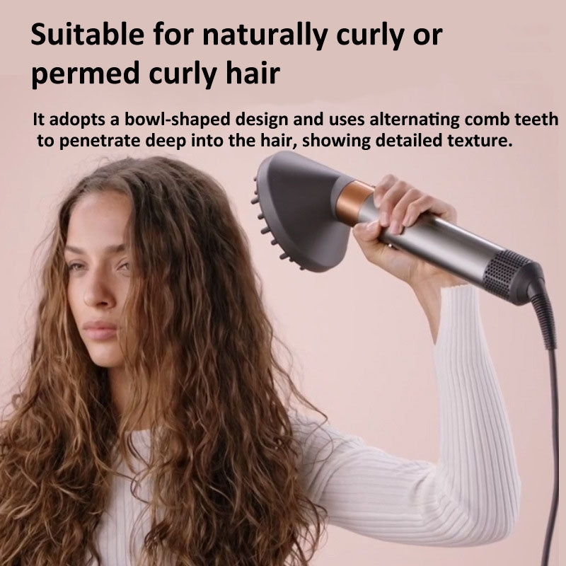 For Dyson Airwrap HS01 HS05 Diffuser Attachment Nozzle Replacement Parts(Gold)