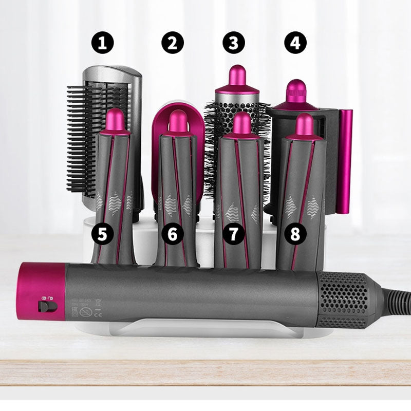 For Dyson Airwrap Storage Rack Can Store 8 Attachment(Rose Red)