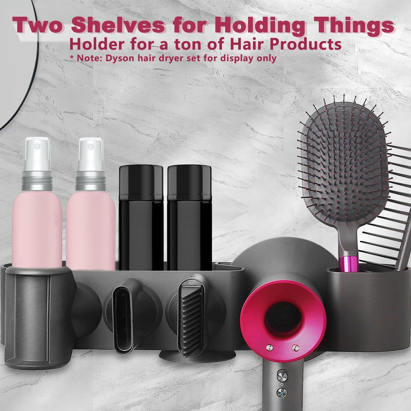 For Dyson Hair Dryer  HD08  Bracket Bathroom Storage Organizer Shelf