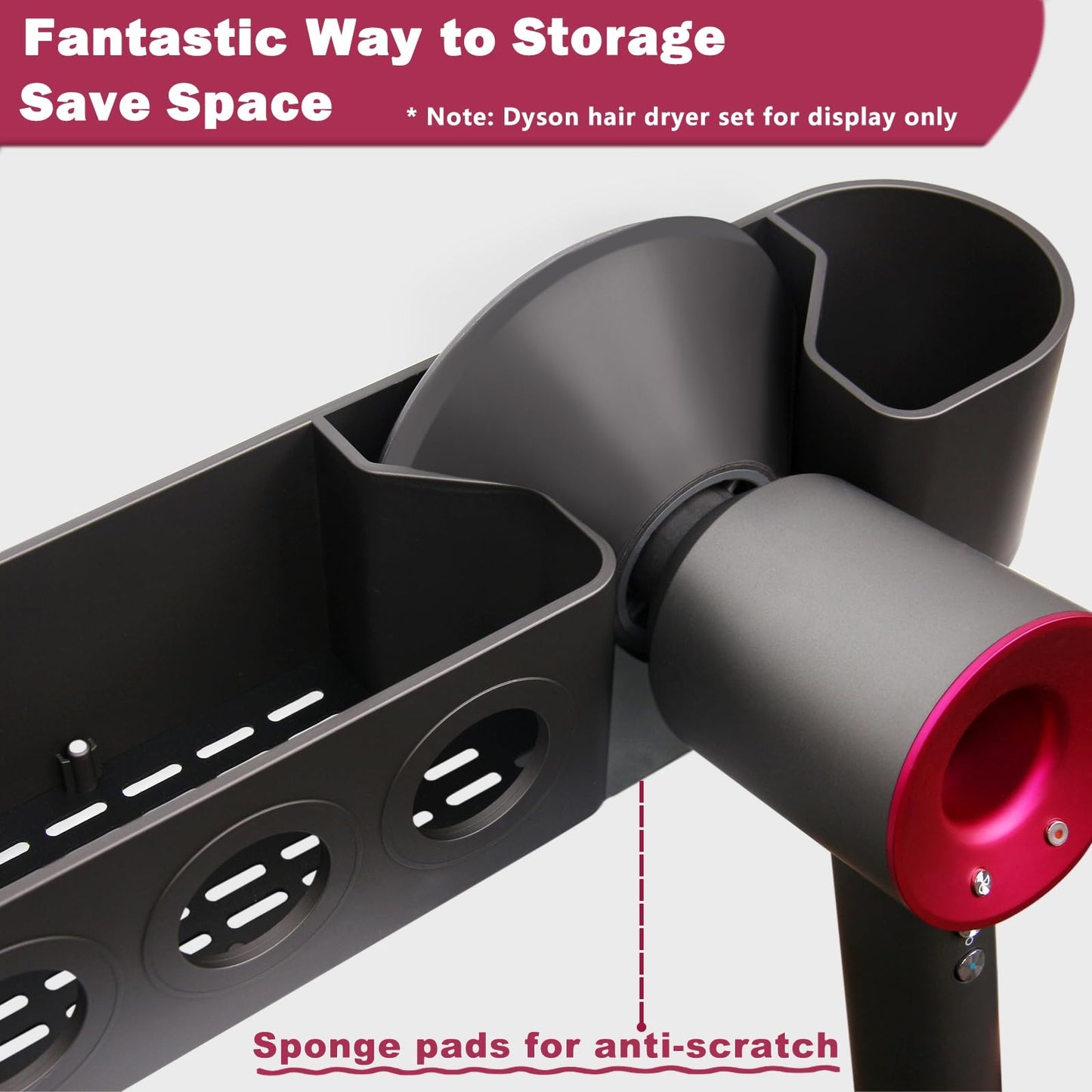 For Dyson Hair Dryer HD15 Bracket Bathroom Storage Organizer Shelf