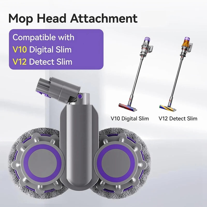 For Dyson V10 Digital Slim V12 Detect Slim Vacuum Cleaner Dry And Wet Mop Head With Water Tank