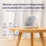 SONOFF SNZB-02D 2.5 inch LCD Smart Sensor Real-Time Monitoring Linkage