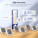 SONOFF SNZB-02D 2.5 inch LCD Smart Sensor Real-Time Monitoring Linkage