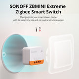 SONOFF ZBMINI L2 Single Fire Dual Control Intelligent On/Off Switch Module Cell Phone Remote Voice Control Switch