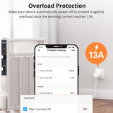 SONOFF S60TPG UK Plug Smart WiFi Socket Electricity Time Switching Voice Control