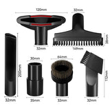6 In 1 Universal Vacuum Attachments 32mm Nozzle Adapter Accessories Cleaning Kit
