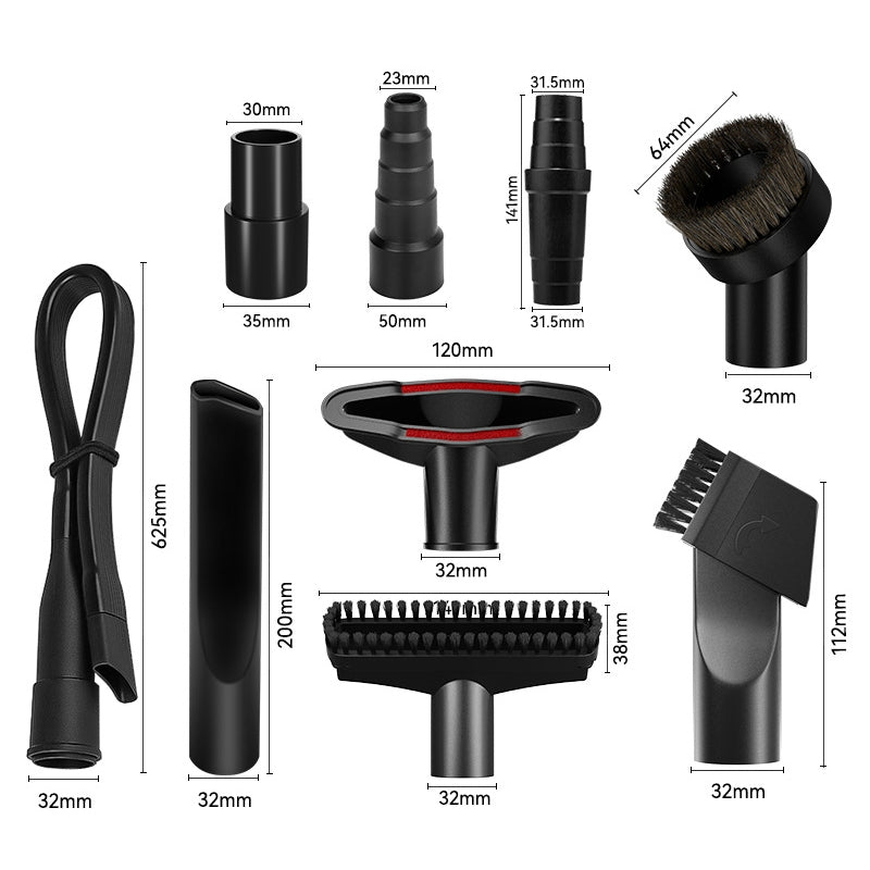 9 In 1 Set 1 Universal Vacuum Attachments 32mm Nozzle Adapter Accessories Cleaning Kit