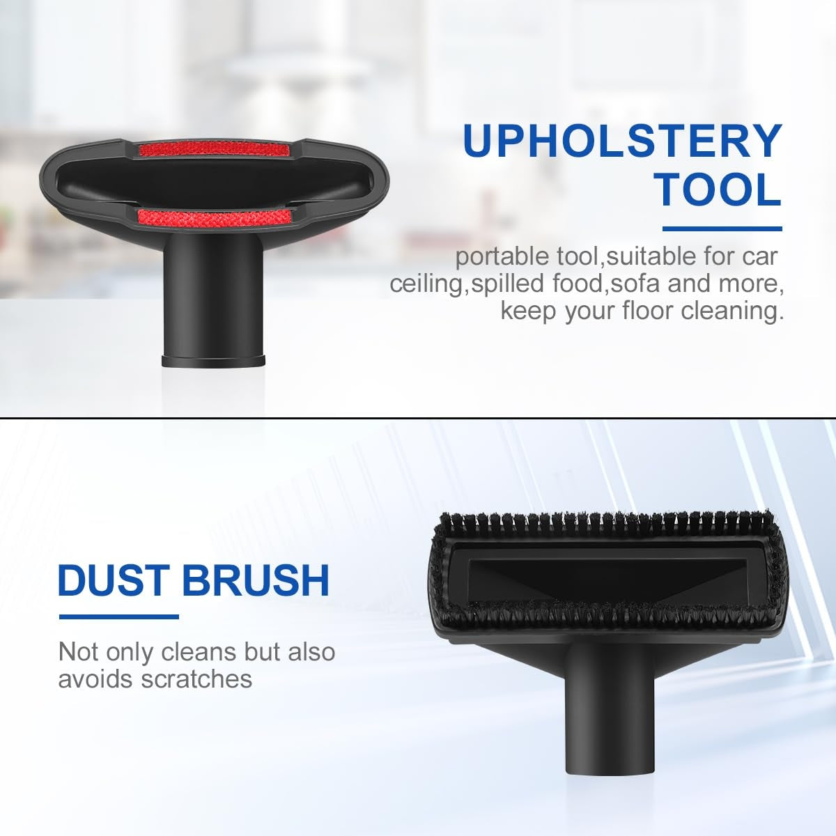 6 In 1 Universal Vacuum Attachments 32mm Nozzle Adapter Accessories Cleaning Kit