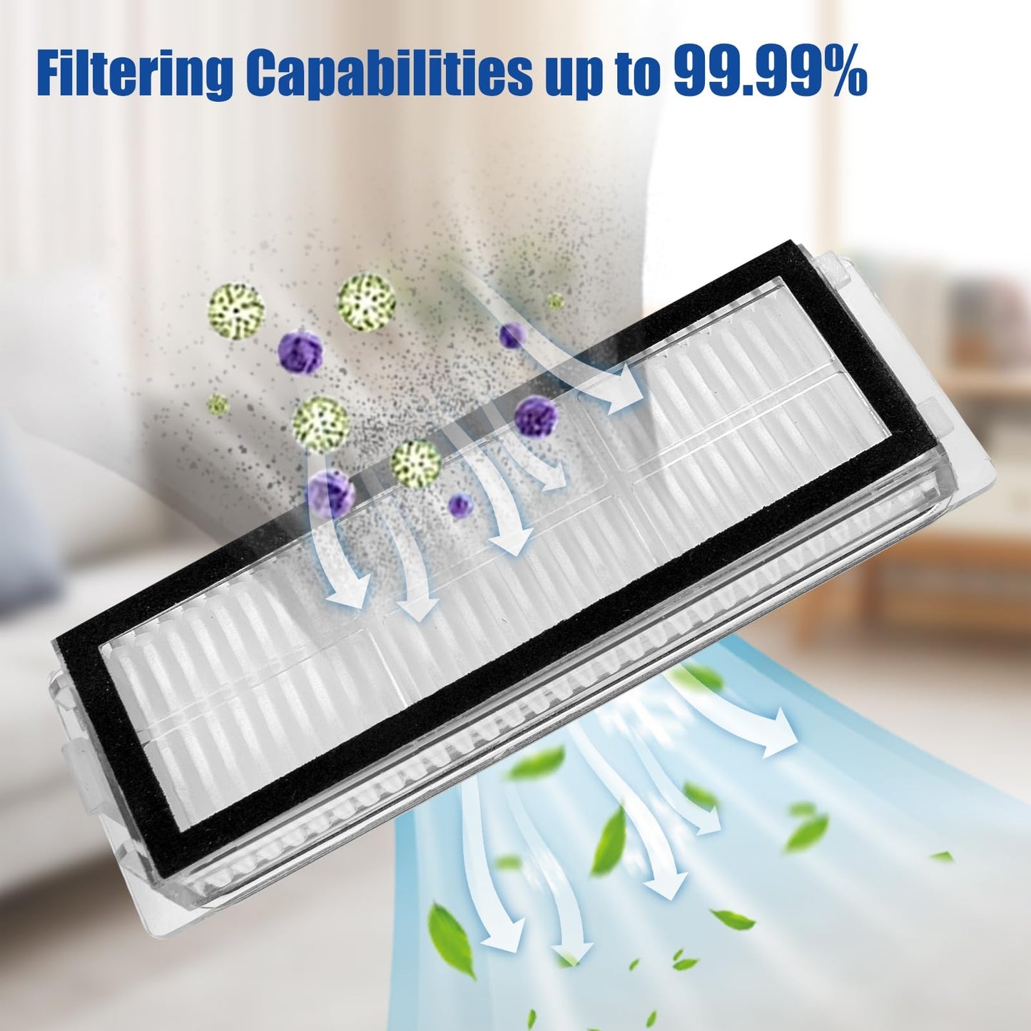 For Dreame L20 Ultra / X20 Pro / X20 Pro Plus Robot Vacuum Accessories 1 White Rubber Brush Cover