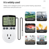 Intelligent Digital Thermostat Countdown Temperature Control Switch Socket Timing Temperature Controller(UK)