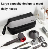 For Dyson Baona BN-DS005 Large-capacity Double-layer Hair Dryer Curling Iron Storage Bag(Black)