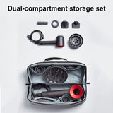 For Dyson Baona BN-DS010 Large Capacity Waterproof Hair Dryer Storage Bag(Black)