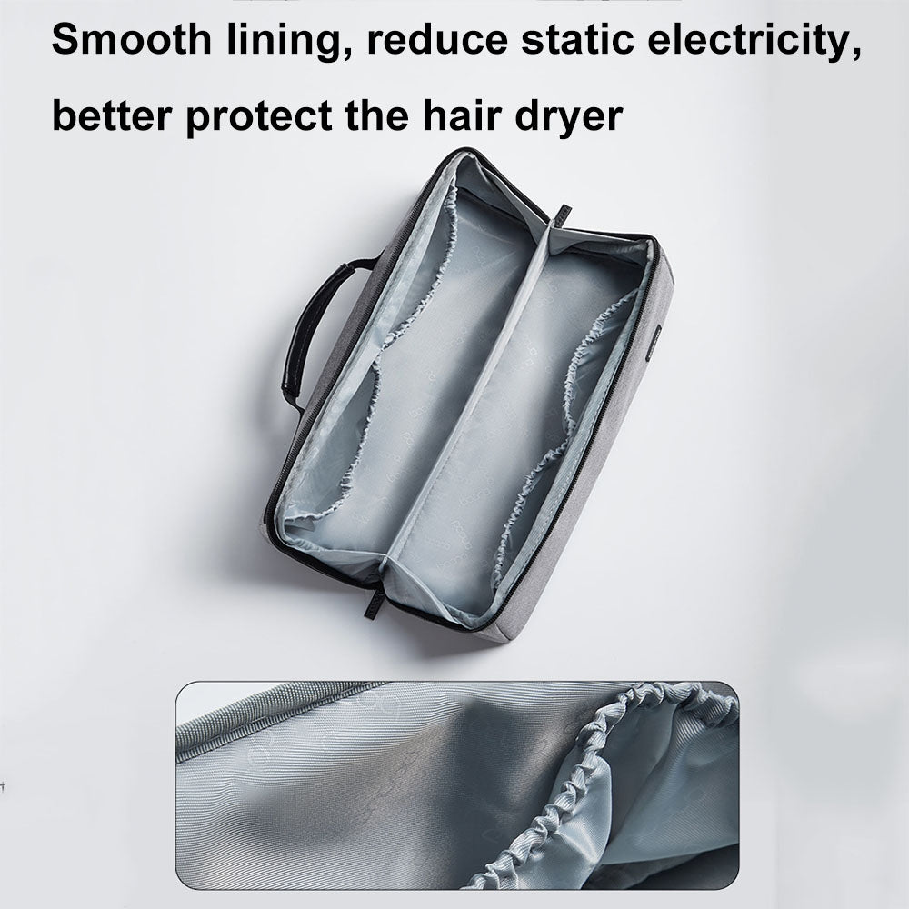 For Dyson Baona BN-DS010 Large Capacity Waterproof Hair Dryer Storage Bag(Gray)