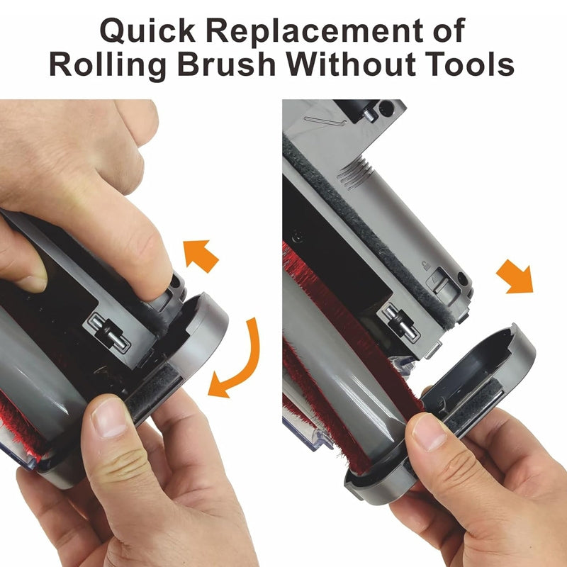 For Dyson V10 Slim / V12 Slim Vacuum Cleaner Floor Brush Head with Green LED Light