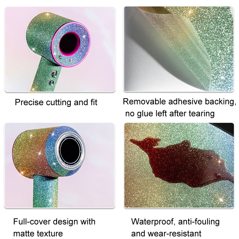 For Dyson Supersonic Hair Dryer Gypsophila Frosted Sticker Protective Film(MT-005)