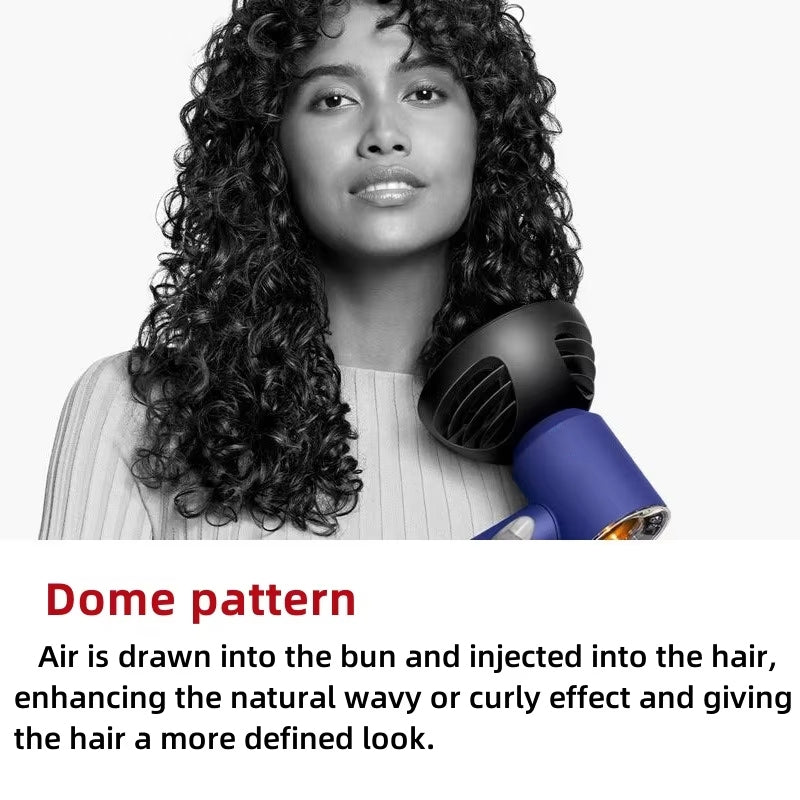 For Dyson HD01 To HD16 Hair Dryer 2 In 1 Diffuser Nozzles Wave+Curl Dual Purpose Diffuser Attachment(Gray)
