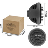 For Dyson HD01 To HD16 Hair Dryer 2 In 1 Diffuser Nozzles Wave+Curl Dual Purpose Diffuser Attachment(Gray)