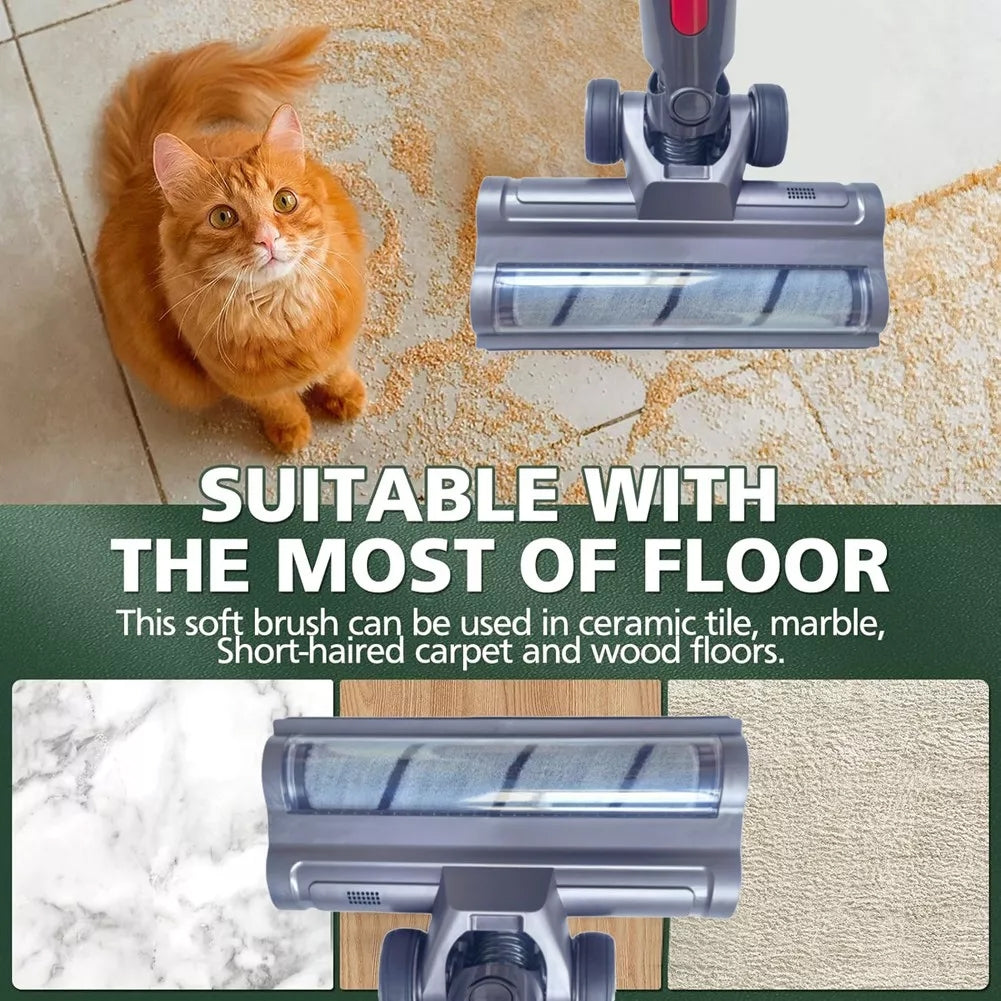 For Dyson V10 Slim V12 Slim Vacuum Cleaner Lightweight Version Soft Velvet Floor Brush Head