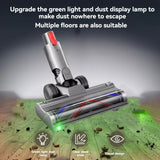 For Dyson V10 Slim / V12 Slim Vacuum Cleaner Lightweight Direct Drive Floor Brush Head with Dust Led Lights