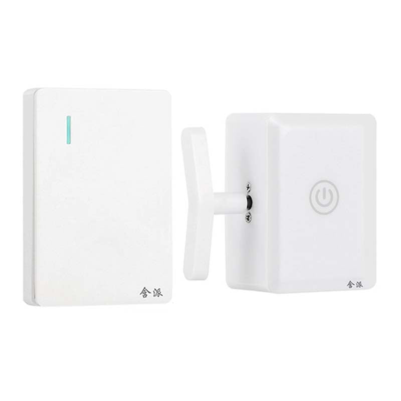 HanPai Intelligent Remote Control Home Use No Wiring Lazy Lights Off Tool(RF Model White)