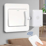 HanPai Intelligent Remote Control Home Use No Wiring Lazy Lights Off Tool(RF Model White)