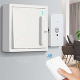 HanPai Heightened Intelligent Remote Control Home Use No Wiring Lazy Lights Off Tool(RF Model White)