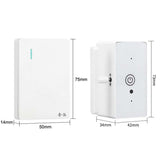 HanPai Heightened Intelligent Remote Control Home Use No Wiring Lazy Lights Off Tool(RF Model White)