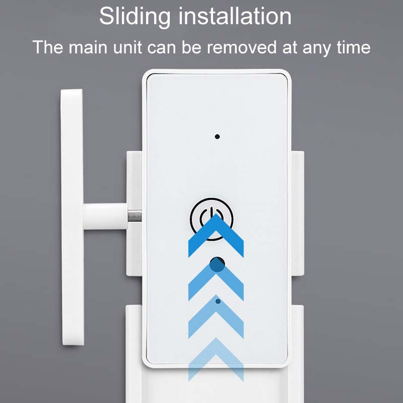 HanPai Heightened Intelligent Remote Control Home Use No Wiring Lazy Lights Off Tool(RF Model White)