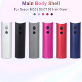 For Dyson Hair Dryer HD01 / HD03 / HD08 Handle Shell Assembly Accessories(Silver White)